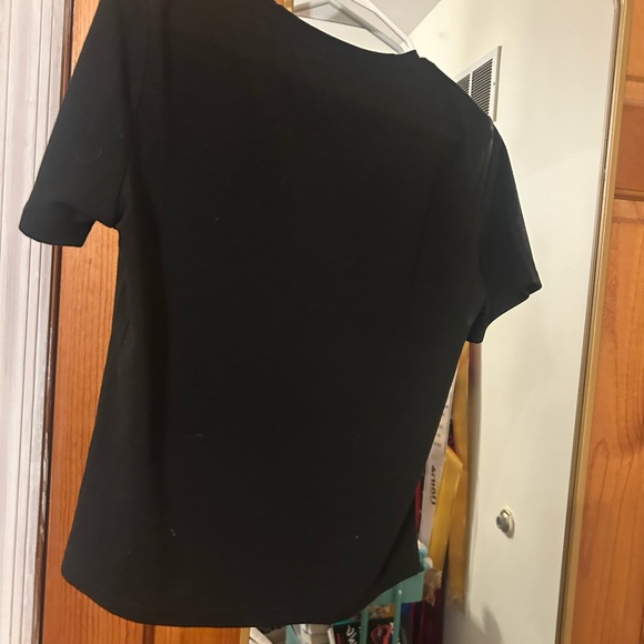 Cute kids Black Tee with Pink Bow - Picture 2 of 2